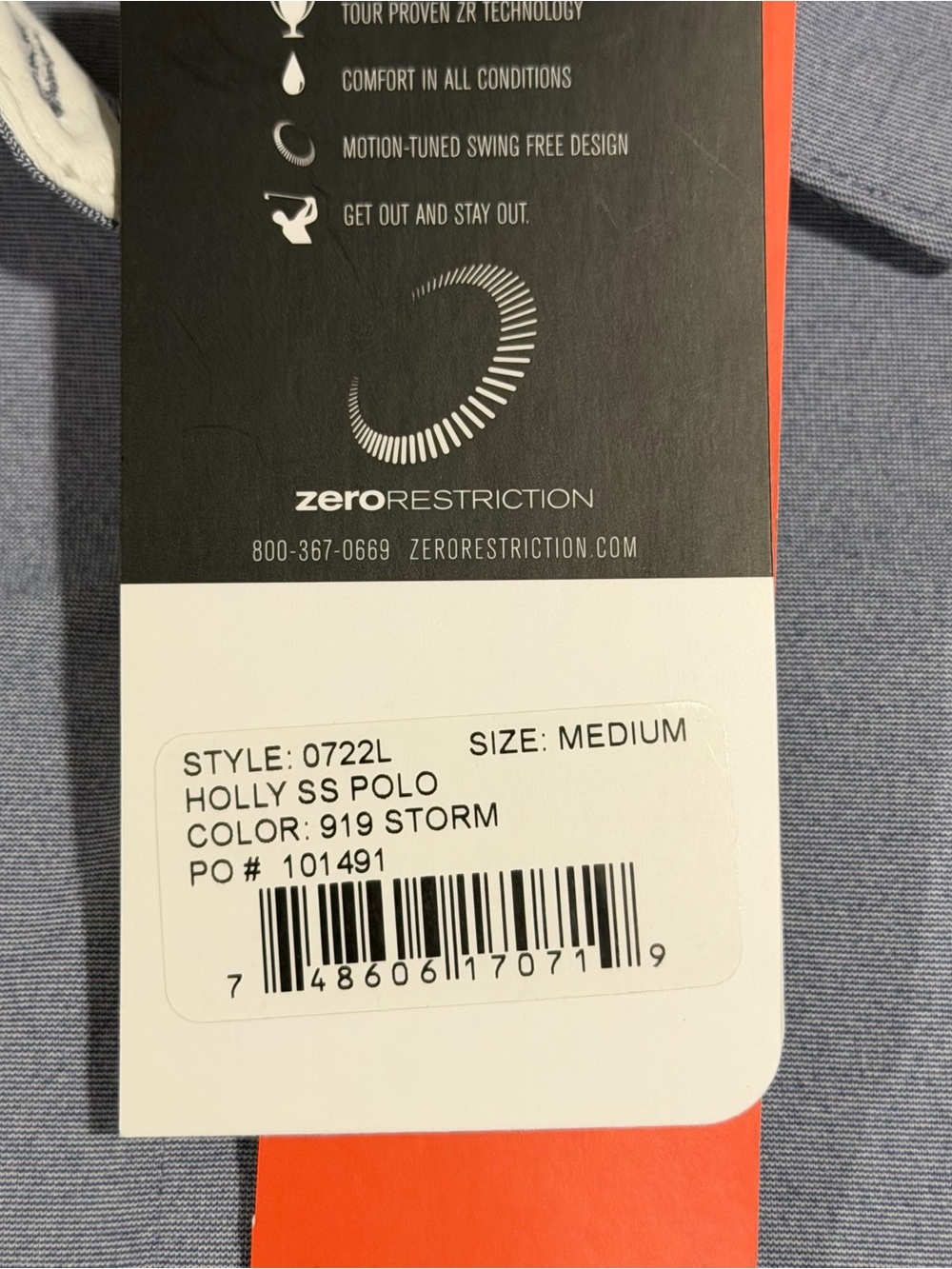 NWT Zero Restriction Women’s Gray Holly Sleeveless Golf Shirt Top Pickleball NEW - Picture 8 of 16